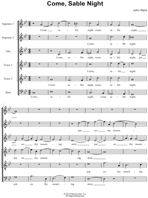 Come, Sable Night