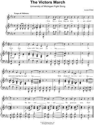 The Victors March (University of Michigan Fight Song)