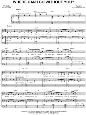 Where Can I Go Without You?