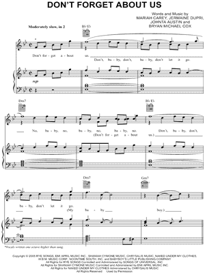 Don't Forget About Us