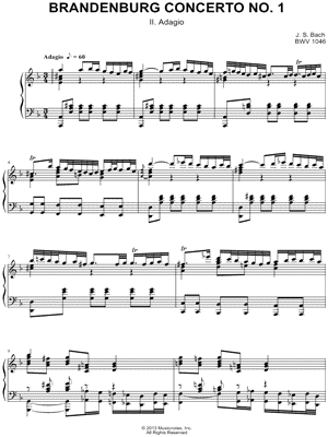 Brandenburg Concerto No. 1: II. Adagio