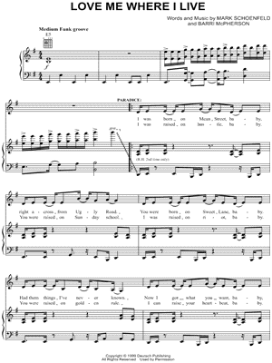 Love Me Where I Live