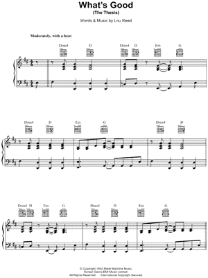 What's Good (The Thesis)