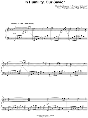 In Humility, Our Savior