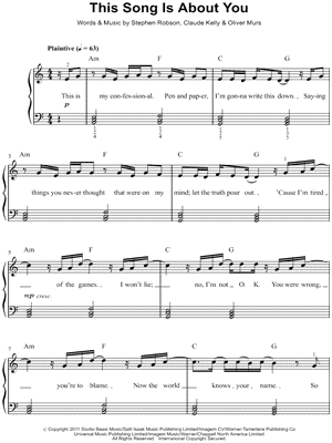 This Song Is About You