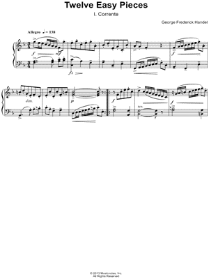 Twelve Easy Pieces: I. Corrente