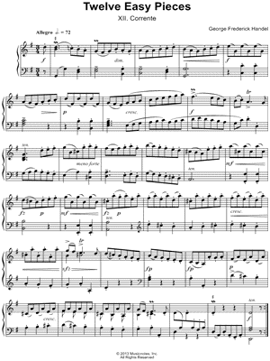 Twelve Easy Pieces: XII. Corrente