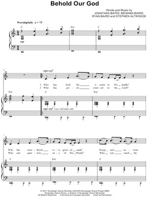 Behold Our God