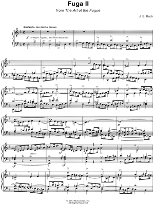 The Art of the Fugue: Fuga II