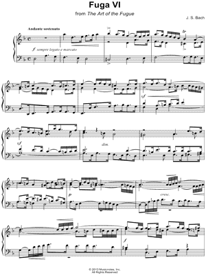 The Art of the Fugue: Fuga VI