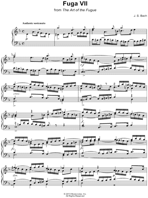 The Art of the Fugue: Fuga VII