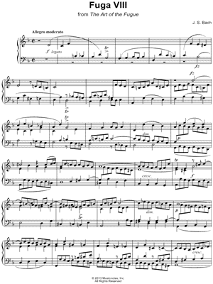 The Art of the Fugue: Fuga VIII