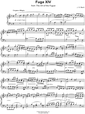 The Art of the Fugue: Fuga XIV