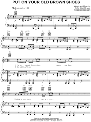 Put on Your Old Brown Shoes