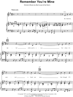 Remember You're Mine