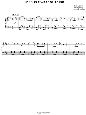 Oh! 'Tis Sweet to Think