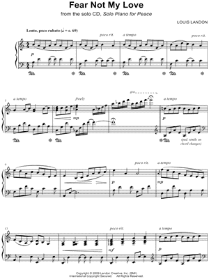 Fear Not My Love