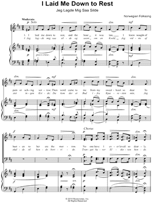 I Laid Me Down to Rest