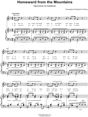 Homeward From the Mountains