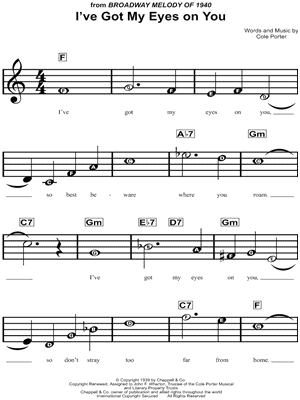 I've Got My Eyes on You