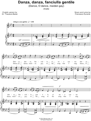 Danza, danza, fanciulla gentile