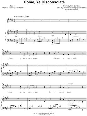 Come, Ye Disconsolate