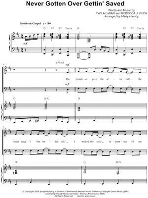 Never Gotten Over Gettin' Saved