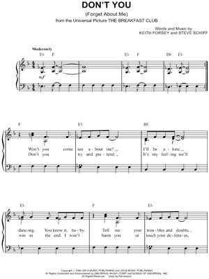 Don't You (Forget About Me)