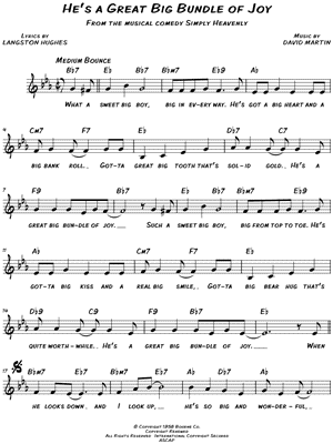 He's a Great Big Bundle of Joy