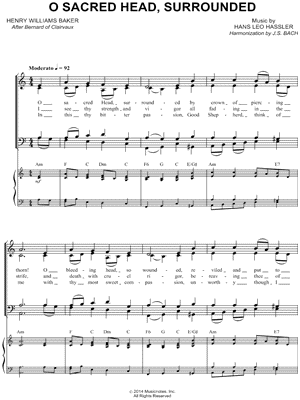 O Sacred Head, Surrounded