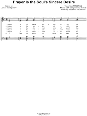 Prayer Is the Soul's Sincere Desire