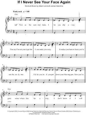 If I Never See Your Face Again