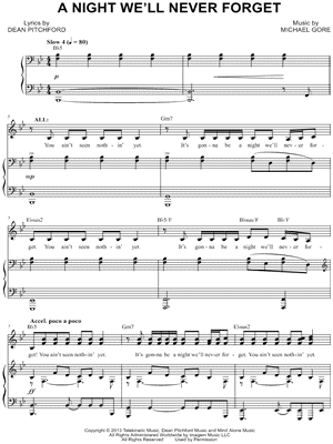 A Night We'll Never Forget