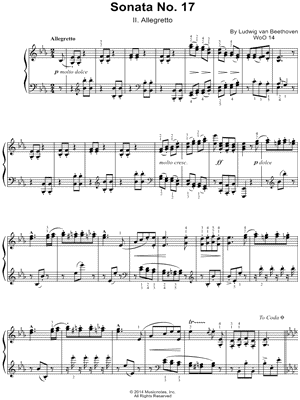 Contredans in C Major: II. Allegretto