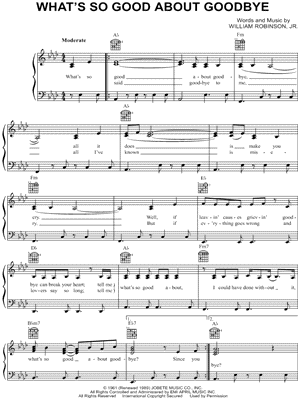 What's So Good About Goodbye