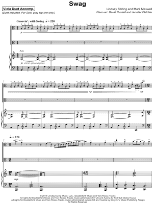 Swag - Viola Duet & Piano