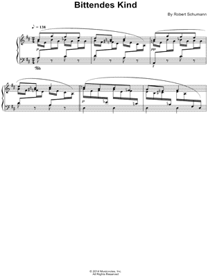 Kinderszenen, Op. 15, No. 4: Bittendes Kind