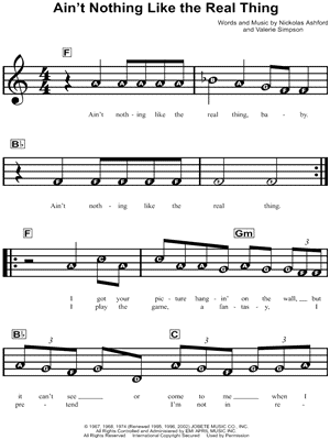 Ain't Nothing Like the Real Thing