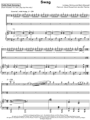 Swag - Cello Duet & Piano