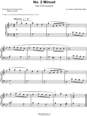 Minuet in G Minor, BWV Anh. 115