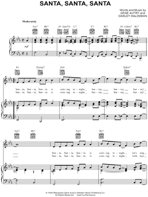 Santa, Santa, Santa
