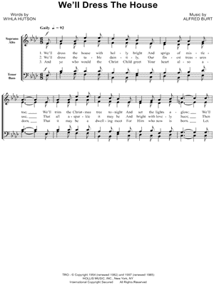 We'll Dress the House