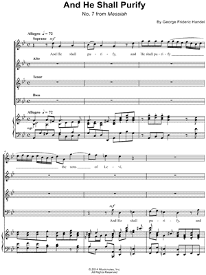 Messiah, No. 7: And He Shall Purify