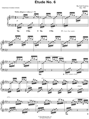 The Art of Finger Dexterity, Op. 740: Etude No. 6