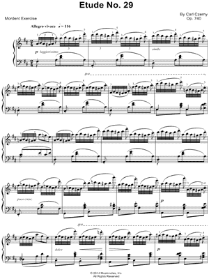 The Art of Finger Dexterity, Op. 740: Etude No. 29