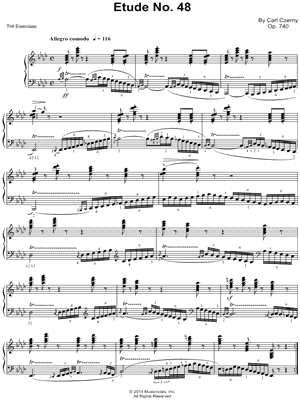 The Art of Finger Dexterity, Op. 740: Etude No. 48