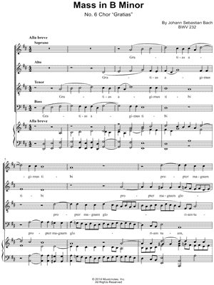 Mass in B Minor: I. Kyrie and Gloria: 7. Gratias