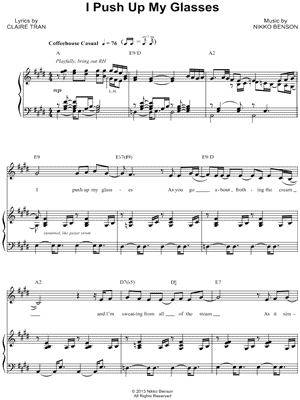 I Push Up My Glasses