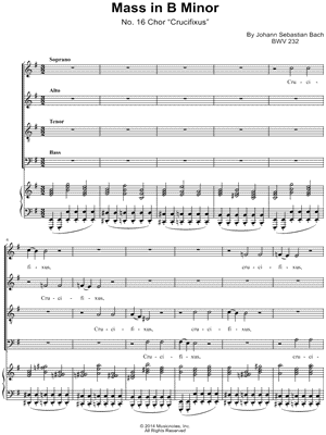 Mass in B Minor: II. Credo: 5. Crucifixus