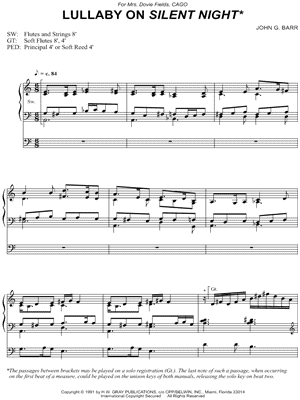 Lullaby on Silent Night